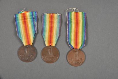 Italie. Médaille Interalliée, variantes,...