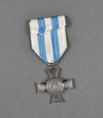 null France. Vatican. Medal of MENTANA 1867, " officer ", domed centers, silver (boar...