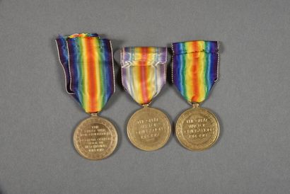 null Grande Bretagne. Médaille Interalliée(2) et une variante pour Afrique du Sud...