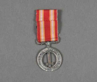 null France. Vatican. Médaille de CASTELFILARDO 1860, bélière fixe, 41,5mm, épaisseur...