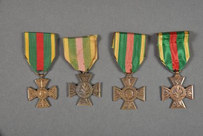 France. Croix du Combattant Volontaire 1914/1918,...