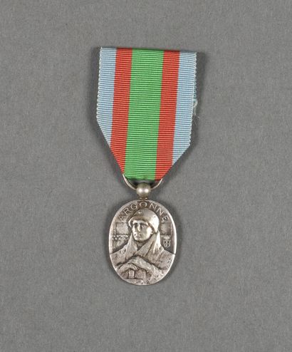 France. Médaille de l'Argonne et du Vauquois...