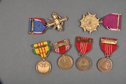 null United States. 2°War. Various military medals, set of 6.
