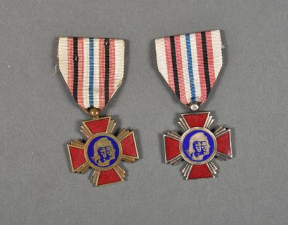 France. Médaille de la Clandestinité, variantes,...
