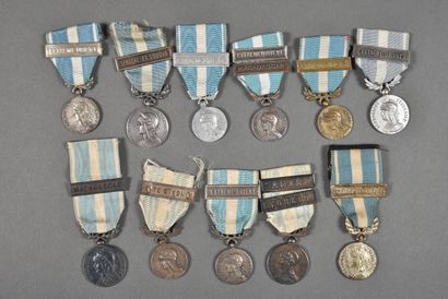 France. Médaille Coloniale, variantes, lot...