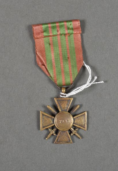 null France. Croix de Guerre Giraud, 1943, 36,5mm, variante.
