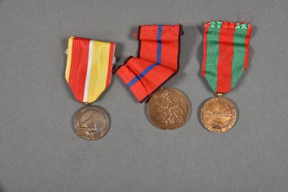 France. Médaille de la Ligne Maginot (1),...