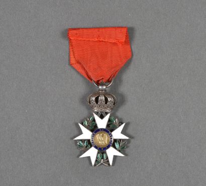 null France. Order of the Legion of Honor. Knight of the 3rd type, centers in 2 parts,...