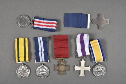 null Great Britain. Various military medals, copies, lot of 7.