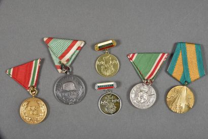 Bulgarie. Médailles et insignes de 1912 à...