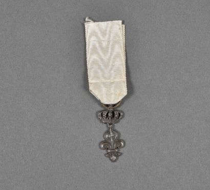 France. Royal Order of the Lily, under crown,...