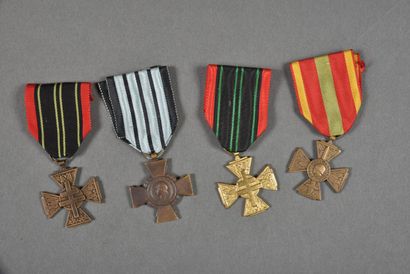 France. Croix du Combattant 1939/1940, et...