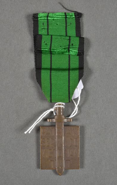 null France. Order of the Liberation, Compagnon cross with unpainted cross, total...