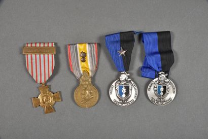 null France. Medals of the Gendarmerie not attributed (1), medal National Union Gendarmerie...