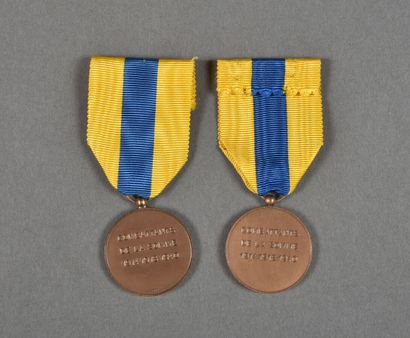 null France. Medal of the Somme, set of 2.