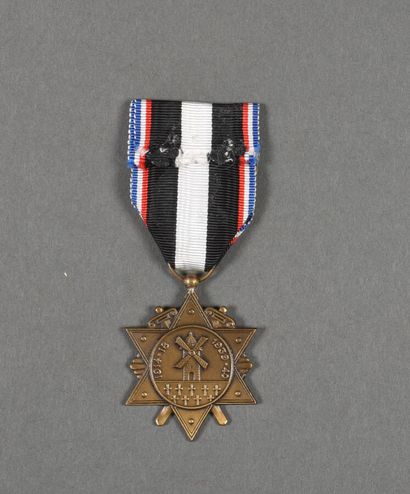 null France. Medal of the Aisne battles.