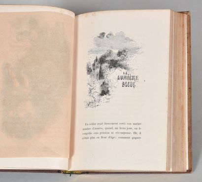 null [CONCHES LEAFLET]. THE TALES OF AN OLD CHILD. PARIS, LIBRAIRIE NOUVELLE, n....