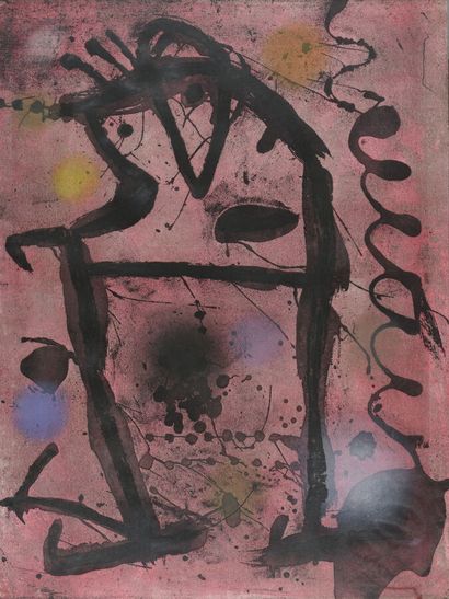 null Joan MIRO (1893-1983).

Grans rupestres VII, 1979.

Aquatinte sur papier Arches.

Signé...