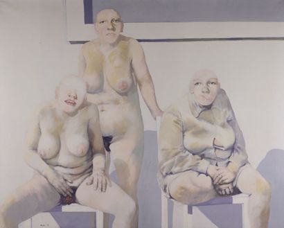Jean RUSTIN (1928-2013).

Les nus, 1976.

Huile...