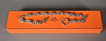 HERMES made in France. Collier chaine d'ancre...