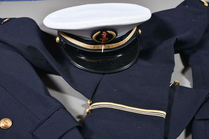 null France. Marine Nationale. Sous-marin. Uniformes de Sous-Officier sous marinier...