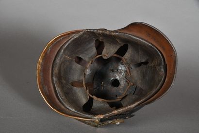 null Allemagne Impériale. Casque à pointe 1867 (vieux modèle reconditionné d'époque),...