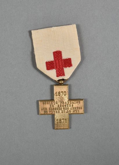 France. Croix Rouge/SSBM 1870/1871, Croix...