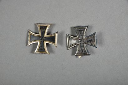 null Allemagne. Croix de Fer 1914 de 1° classe, lot de 2.