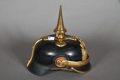 null Allemagne Impériale. Casque à pointe de sous-officier Réserviste de la HESSE-DARMSTADT,à...