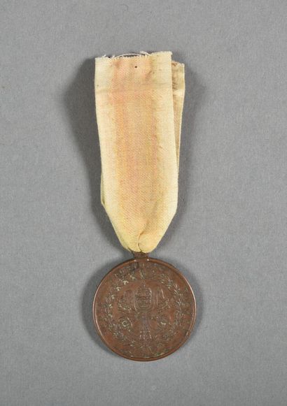 France. Italie. Médaille du Siège de ROME...