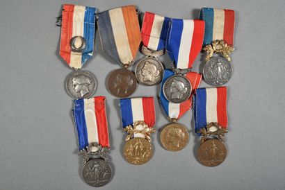 France. Médaille d'Honneur des Actes de Dévouement,...