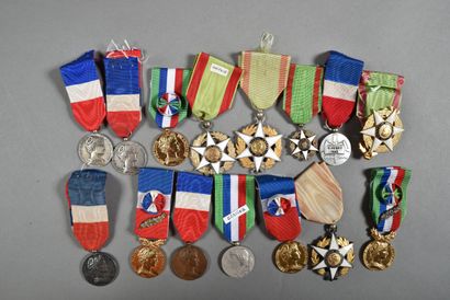 France. Ordre du Mérite Agricole, croix unifaces...