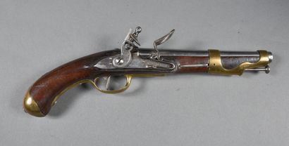 null Pistolet de Cavalerie 1763/165, à silex, platine à corps et chien plat " MRE...