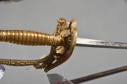 null Epée de ville d'Officier des Dragons ou des Cuirassiers de la GARDE IMPERIALE,...