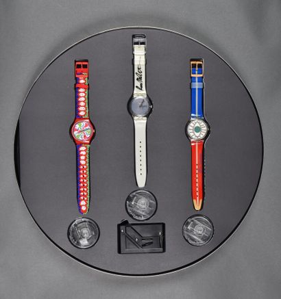 null Coffret de 3 montres Swatch, modèle « 100 years of cinema »

Montre 1 « Eiga-shi...