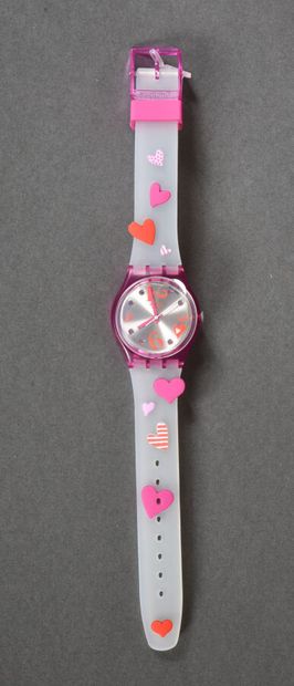 null Montre SWATCH GV120 /MODELE PACK LOVING TWISTER SPECIAL ST VALENTIN/CIRCA 2...