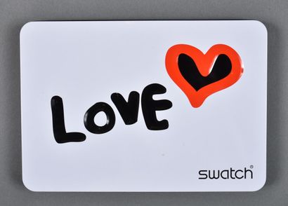 null Montre Swatch réf GB246, coffret "Love seconds » édition limitée, spécial Saint-Valentin...