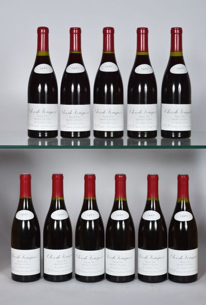null 11 B CLOS DE VOUGEOT (Grand Cru) (Original wooden case of 12 given to the buyer)...