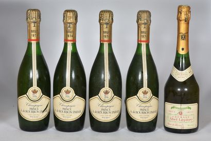 null 4 B CHAMPAGNE BRUT PRINCE A.DE BOURBON PARME (2 to 2,5; 1 to 3 and 1 to 3,5...