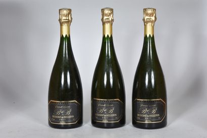 null 3 B CHAMPAGNE BRUT GRANDE CUVÉE BLANC DE BLANCS (étuis) Besserat de Bellefon...