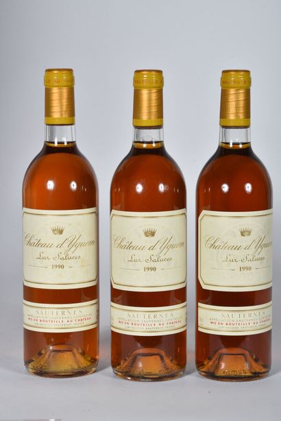 null 3 B CHÂTEAU D'YQUEM C1 Supérieur Sauternes 1990.

TVA récupérable pour les personnes...