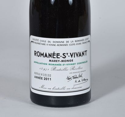 null 1 B ROMANÉE SAINT-VIVANT (Grand Cru) (n°12152) Domaine de la Romanée Conti 2011.

VAT...