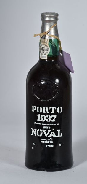 null 1 B PORTO (mise en 1977) (contre-étiquette abimée) Quinta do Noval 1937.

TVA...