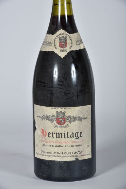 null 1 Mag HERMITAGE Rouge (2,8 cm; e.t.a; clm.a) Domaine Jean-Louis Chave 1988