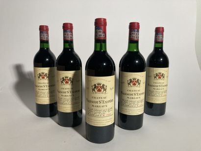 null 12 B CHÂTEAU MALESCOT ST-EXUPÉRY (Caisse Bois d'origine) (3 B.G; 1 B.G.-; 3...