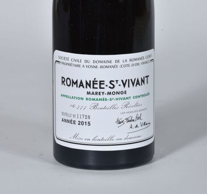 null 1 B ROMANÉE SAINT-VIVANT (Grand Cru) (n°11728) Domaine de la Romanée Conti 2015.

VAT...