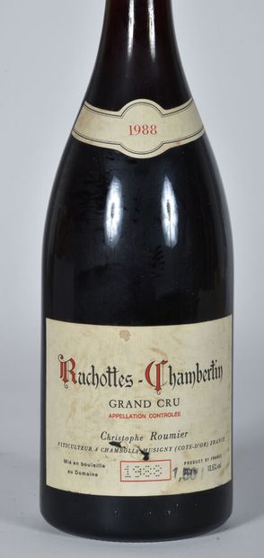 null 1 Mag RUCHOTTES-CHAMBERTIN (Grand Cru) (e.t.a; clm.s.) Domaine Christophe Roumier...
