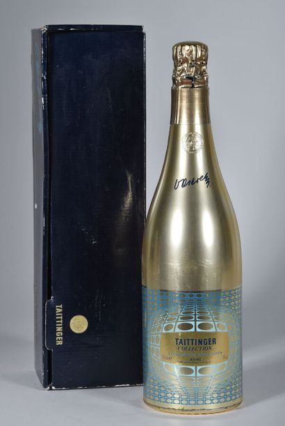 null 1 B CHAMPAGNE BRUT COLLECTION VASARELY (Coffret d'origine légèrement abimé)...