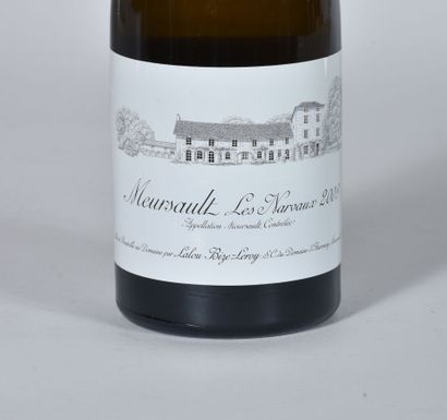 null 1 B MEURSAULT LES NARVAUX (3 cm; n°1521; 2093 bouteilles produites Domaine d'Auvenay...
