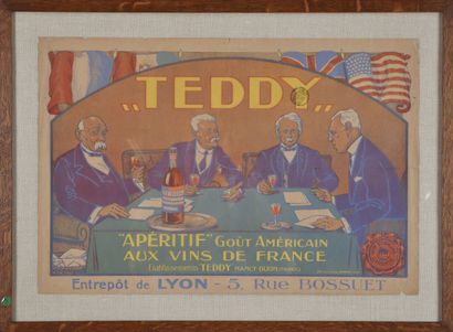 null France XIX- XXe

TEDDY 

Apéritif " Goût américain " aux Vins de France.

Affiche...